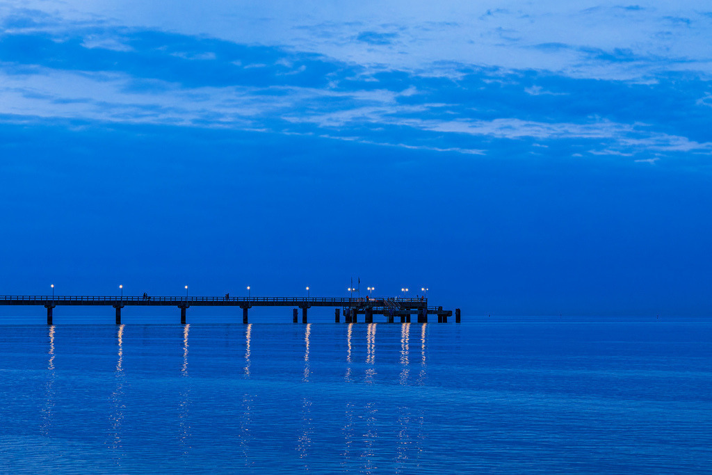 Die Seebrücke in Bansin auf der Insel Usedom | Die Seebrücke in Bansin auf der Insel Usedom.