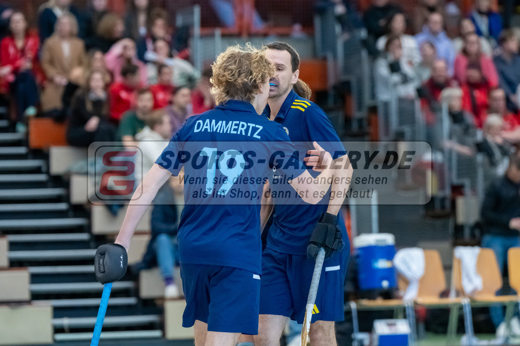 HK_20250118_101769 | 1/4 Finale 1. Bundesliga Halle Herren Crefelder HTC - Zehlendorfer Wespen am 18.1.2025 Halle Glockenspitz, Krefeld ,