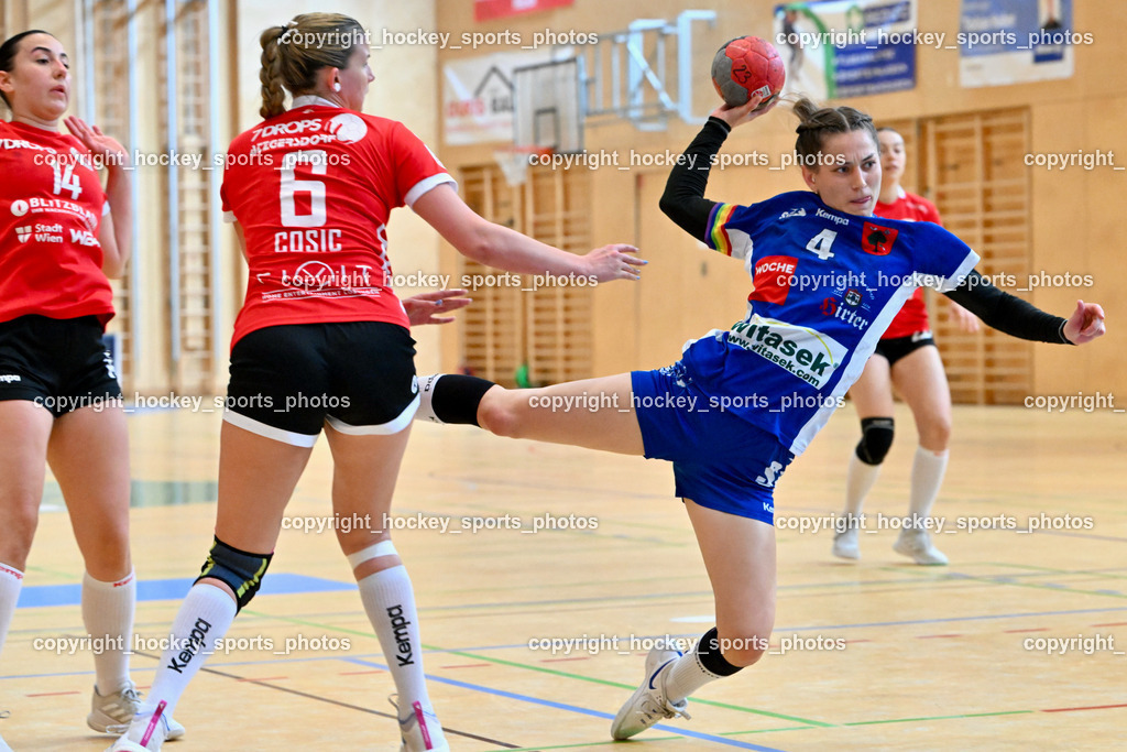 SC Ferlach Damen vs. WAT Atzgersdorf 18.5.2023 | #14 MUSTEDANAGIC Sara, #4 SENITZA, Luisa Marina, #6 COSIC, Anabel