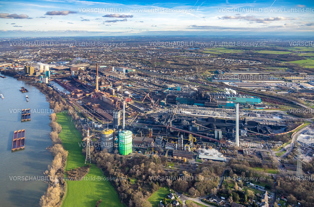Duisburg230100407 | Luftbild, HKM Hüttenwerke Krupp Mannesmann GmbH, Wanheim-Angerhausen, Duisburg, Ruhrgebiet, Nordrhein-Westfalen, Deutschland