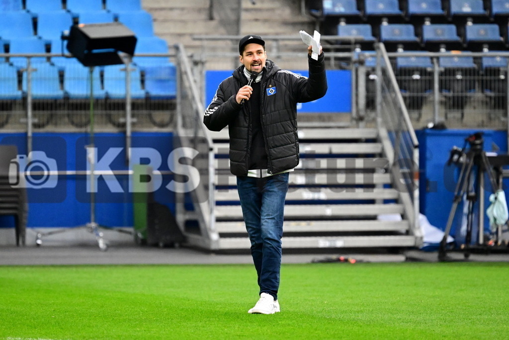 KBS Picture_HSV-Leverkusen_DFBpokal_Frauen_003 | Stadionsprecher Andre bei den HSV Frauen im Volksparkstadion ,Sportplatz :  Volksparkstadion, - Realisiert mit Pictrs.com