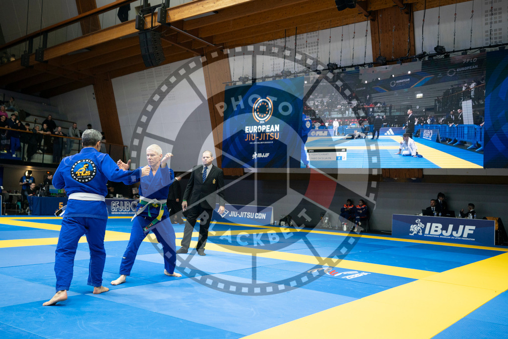 20240119PBB3741 | Fighters compete during the IBJJF European Championship in Paris, France, on January 19, 2024.