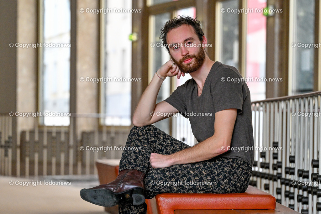 Jonas Haemmerle_ Schauspieler_ 18.10.2023-7 | 18.10.2023, Linz, AUT, Kammerspiele im Bild Jonas Haemmerle (Schauspieler)