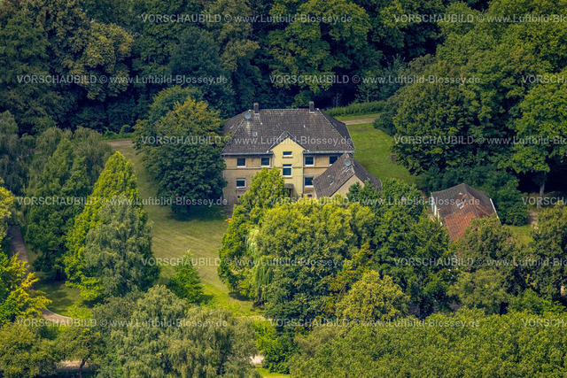 Herne230802851 | Luftbild, Haus am Schloss Strünkede, Baukau, Herne, Ruhrgebiet, Nordrhein-Westfalen, Deutschland