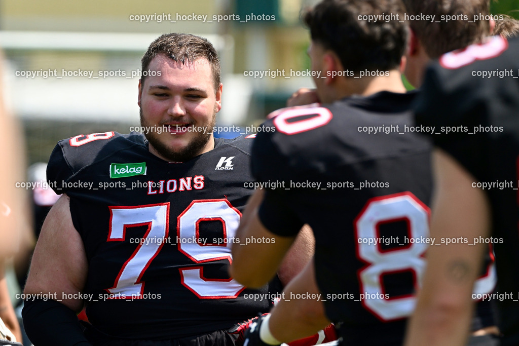 Carinthian Lions vs. Cineplexx Blue Devils | #79 Schmied Benjamin Carinthian Lion, Carinthian Lions vs. Cineplexx Blue Devils, Carinthian Lions vs. Cineplexx Blue Devils am 09.06.2025 in Klagenfurt (ASV Sportplatz), Austria, (Photo by Bernd Stefan)