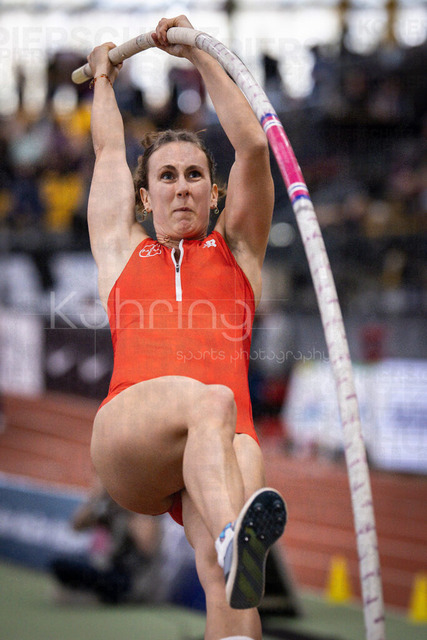 Deutsche Leichtathletik-Hallenmeisterschaften; Dortmund, 01.03.2026 | Clara Rentz (TSV Bayer 04 Leverkusen); Deutsche Leichtathletik-Hallenmeisterschaften am 01.03.2026 in der Helmut-Körnig-Halle in Dortmund. 