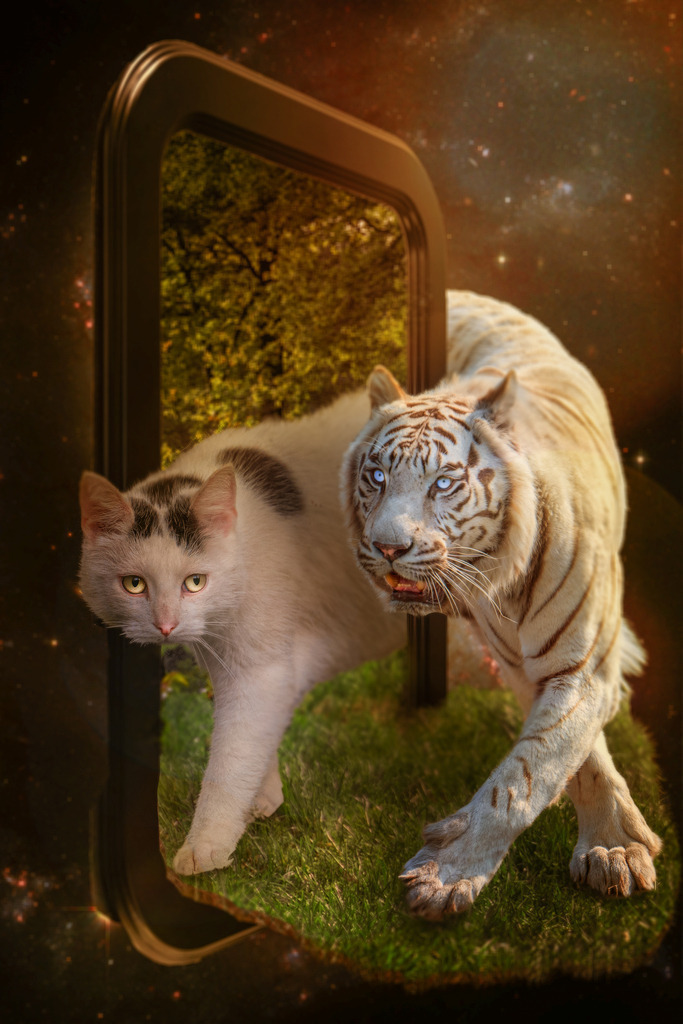 Die Pforte im Garten | Maui, der weiße Kater mit den dunklen Flecken zwischen den Ohren wird seines Lebens nicht wirk-lich froh. Obwohl er ein schönes Zuhause bei einer lieben Familie hat, ist er einfach nicht zufrieden. Er hat einen großen Kratzbaum im Haus, draußen einen riesigen, verwilderten Garten, sein Napf ist stets gut gefüllt. Die Kinder spielen und schmusen mit ihm, wann immer er daherkommt. Es fehlt ihm an rein gar nichts. Trotzdem ist ihm das Alles nicht genug. ‚Ach könnte ich doch ein Tiger sein‘, wünscht er sich, ‚dann hätten alle Angst vor mir. Sogar der doofe Hund vom Nachbarn würde mir dann nicht mehr nachstellen. Dem könnte ich’s dann so richtig geben‘. - Realisiert mit Pictrs.com