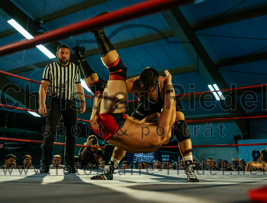 2023-08-12_086_EWS_Wrestling_ERDING | Erding, Deutschland, 12.08.2023:
Wrestling, Saison 2023, EWS Wrestling ERDING

Foto: Christian Riedel / fotografie-riedel.net