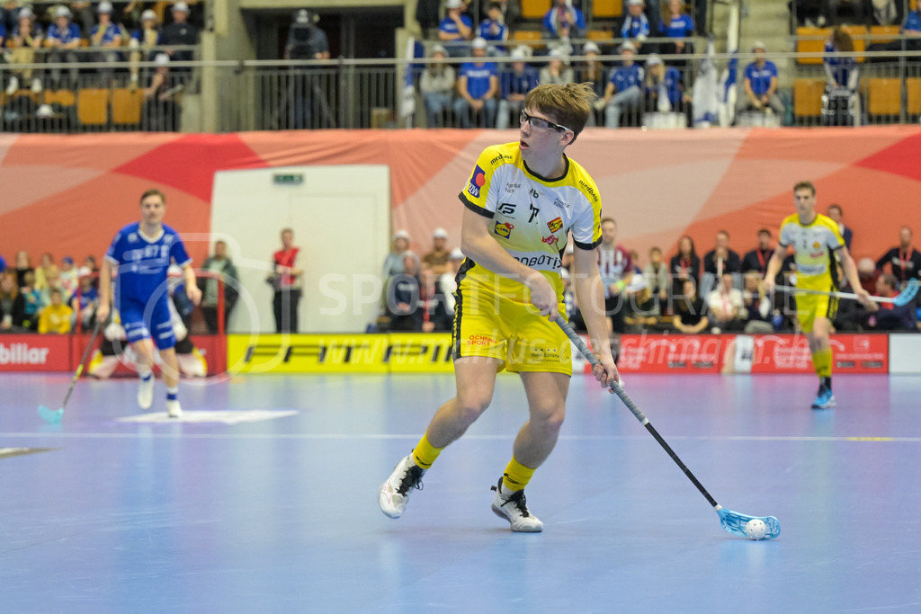 Zug United vs HC Rychenberg - 22. February 2025 | Zug United vs HC RychenbergSporthalle Wankdorf, BernNicola Hocevar (#77 HC Rychenberg Winterthur).Bild: Sportfotografie Markus Aeschimann | www.markus-aeschimann.ch - Realisiert mit Pictrs.com