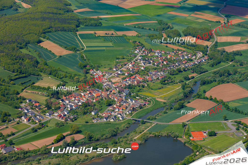 Die Luftbildaufnahme Seussling -  wurde 2019 mittels Flugzeug (keine Drohne) erstellt. Perfekte Schärfe und Druck- Ergebnisse- Garantiert!