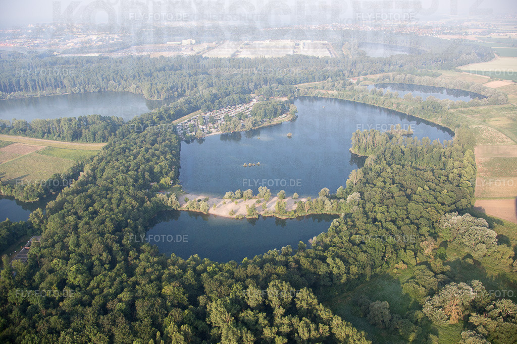 Naherholungsgebiet | Luftbild: Naherholungsgebiet in Lingenfeld im Bundesland Rheinland-Pfalz in Deutschland. Foto: IMG_080553.jpg vom 12.06.2015 durch Werner Riehm/FLY-FOTO.de - Realisiert mit Pictrs.com
