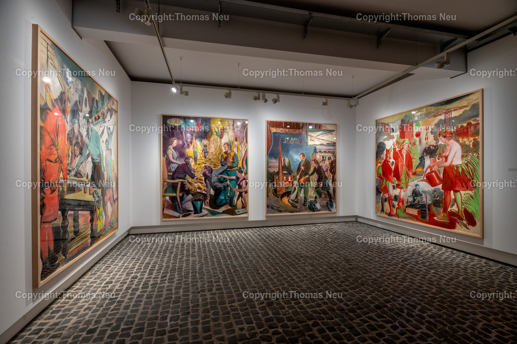 42_Neo_Rauch_Museum_Bensheim | 6.7.2024, bbe, Museum Bensheim, Ausstellung Neo Rauch "im Papiergrund", ,, Bild: Thomas Neu