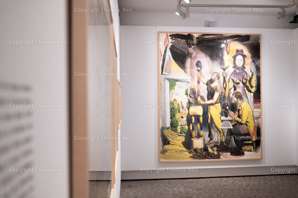 26_Neo_Rauch_Museum_Bensheim | 6.7.2024, bbe, Museum Bensheim, Ausstellung Neo Rauch "im Papiergrund", ,, Bild: Thomas Neu