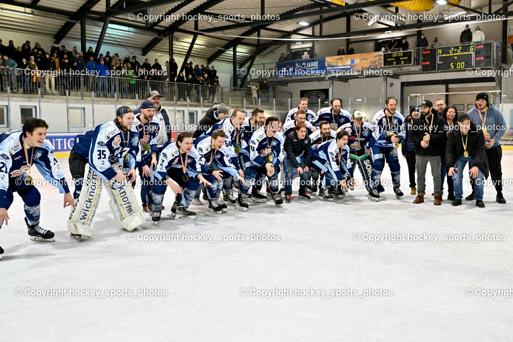 ESC Steindorf vs. EHC Althofen 8.3.2024 | ESC Steindorf vs. EHC Althofen 8.3.2024, ESC Steindorf vs. EHC Althofen Meisterfeier am 08.03.2024 in Steindorf (Ossiachersee Halle), Austria, (Photo by Bernd Stefan)