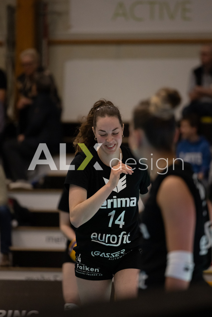 Volleyball I Frauen I Saison 2025-2026 I Volleyball NLA | Women I  Playoffs Finals 2/5 I  VC Kanti Schaffhausen - viteos NUC I  10.04.2026 | 14 Josipa Marković (HR) (VC Kanti Schaffhausen) – Aussen - Realisiert mit Pictrs.com