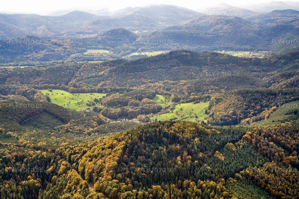Luftbild: Blankenborn von Norden im Ortsteil Blankenborn in Bad Bergzabern im Bundesland Rheinland-Pfalz in Deutschland. Foto: IMG_4408.jpg vom 22.10.2006 durch Werner Riehm/FLY-FOTO.de