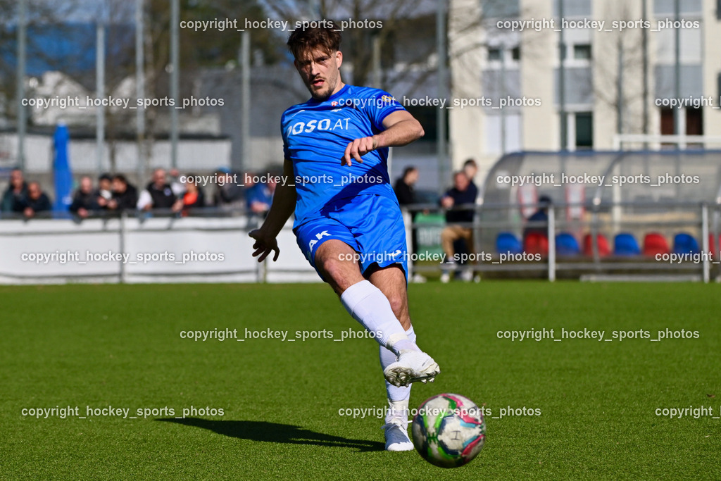 SAK vs. Dellach Gail | #4 Rok Jazbec SAK, SAK vs. Dellach Gail, SAK vs. Dellach Gail am 22.03.2025 in Klagenfurt (Sportpark Welzenegg), Austria, (Photo by Bernd Stefan)