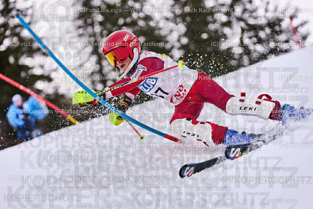 ALP1829_NWC-OAC-Slalom-I DGI_Hochkar_Fahrngruber Valentin | (C)FotoLois.com, Alois Spandl, NWC+OAC-Schüler-Slalom 1 auf dem Hochkar, Sa 7. Jänner 2023.
