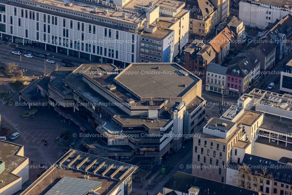 Luftbilder Krefeld-7333 | Luftbildfotografie Veranstaltungshalle Seidenweberhaus Krefeld Theaterplatz - Realisiert mit Pictrs.com