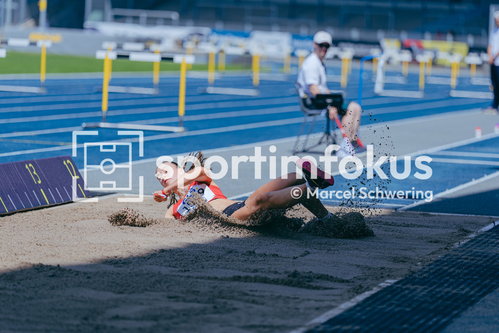 Deutsche Meisterschaften U20 / U16 2026 | Jenna Haudek, LG Brillux Münster, 1509, Dreisprung, Deutsche Meisterschaften der U20 &amp; U16 2026, Lohrheidestadion Bochum-Wattenscheid, 11.07.2026. Foto: Marcel Schwering / sportimfokus - Realisiert mit Pictrs.com