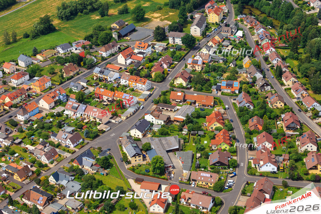 Die Luftaufnahme der Stadt Waldsassen wurde vom UL-Flugzeug heraus erstellt ( keine Drohne )- hohe Auflösung für beste Qualität