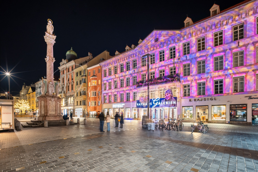 Bergsilvester | Fassadenmapping Rathaus