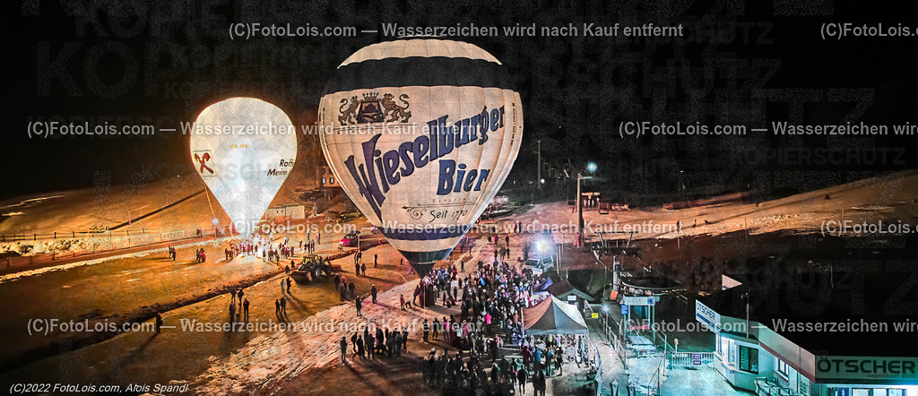 0274_Luftbild_Nacht der Ballone_Lackenhof | (C)FotoLois.com, Alois Spandl, Luftbild, 'Nacht der Ballone' des Ballonclub ÖTSCHERLAND in Lackenhof/Weitental, gemeinsame Veranstaltung mit Tourismusverband ÖTSCHER, Mi 28. Dezember 2022.