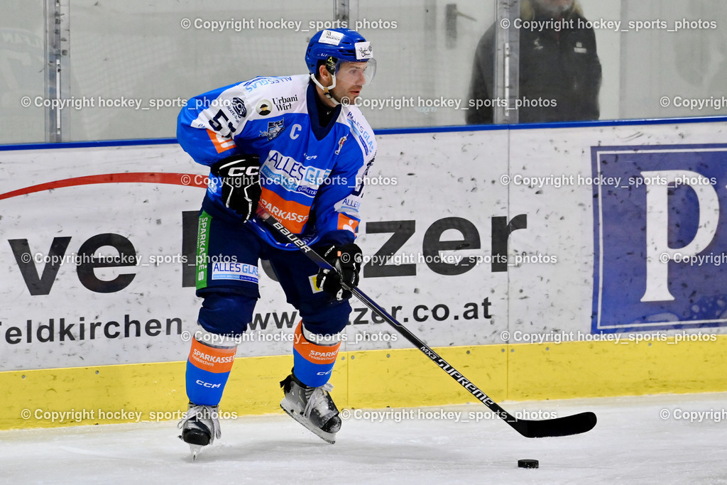 ESC Sparkasse Steindorf vs. LE Kings | #57 Wilfan Franz ESC Steindorf, ESC Sparkasse Steindorf vs. LE Kings, ESC Sparkasse Steindorf vs. LE Kings am 01.11.2025 in Steindorf (Ossiachersee Halle), Austria, (Photo by Bernd Stefan)