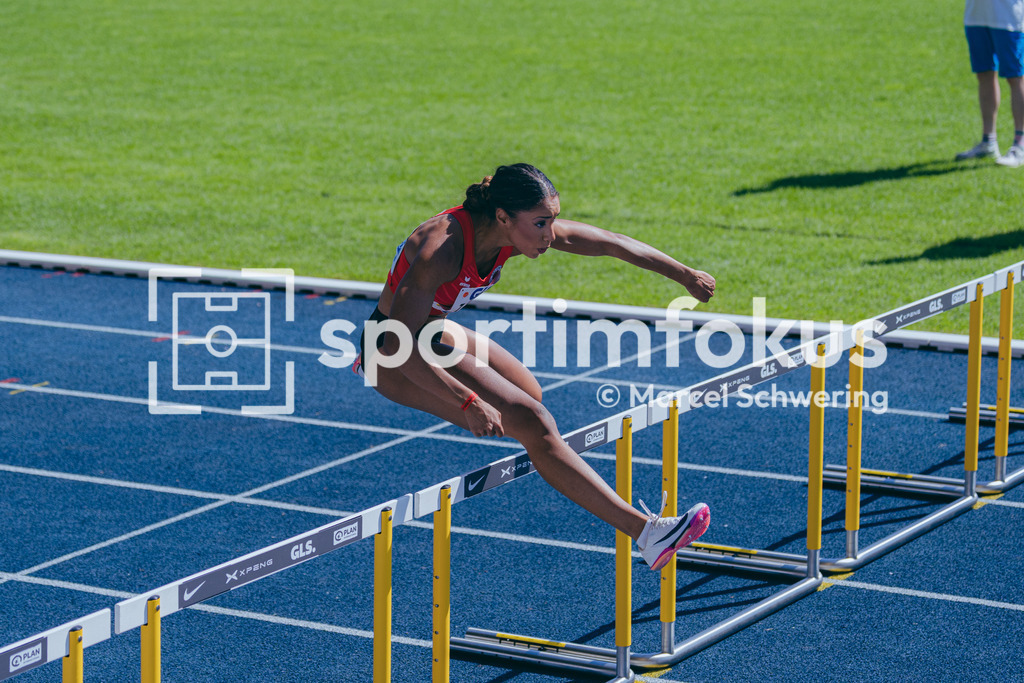 Deutsche Meisterschaften U20 / U16 2026 | Amalia Pannach, Dresdner SC 1898, 1222, 110 Meter Hürden, Deutsche Meisterschaften der U20 &amp; U16 2026, Lohrheidestadion Bochum-Wattenscheid, 12.07.2026. Foto: Marcel Schwering / sportimfokus - Realisiert mit Pictrs.com