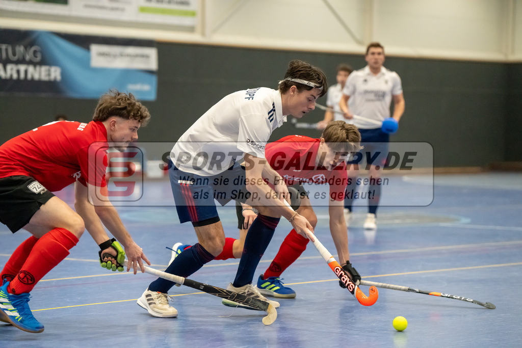 HK_20250201_102089 | 2. Bundesliga Halle Herren Düsseldorfer HC - Club Raffelberg am 1.2.2025 Halle am Seestern, Düsseldorf ,