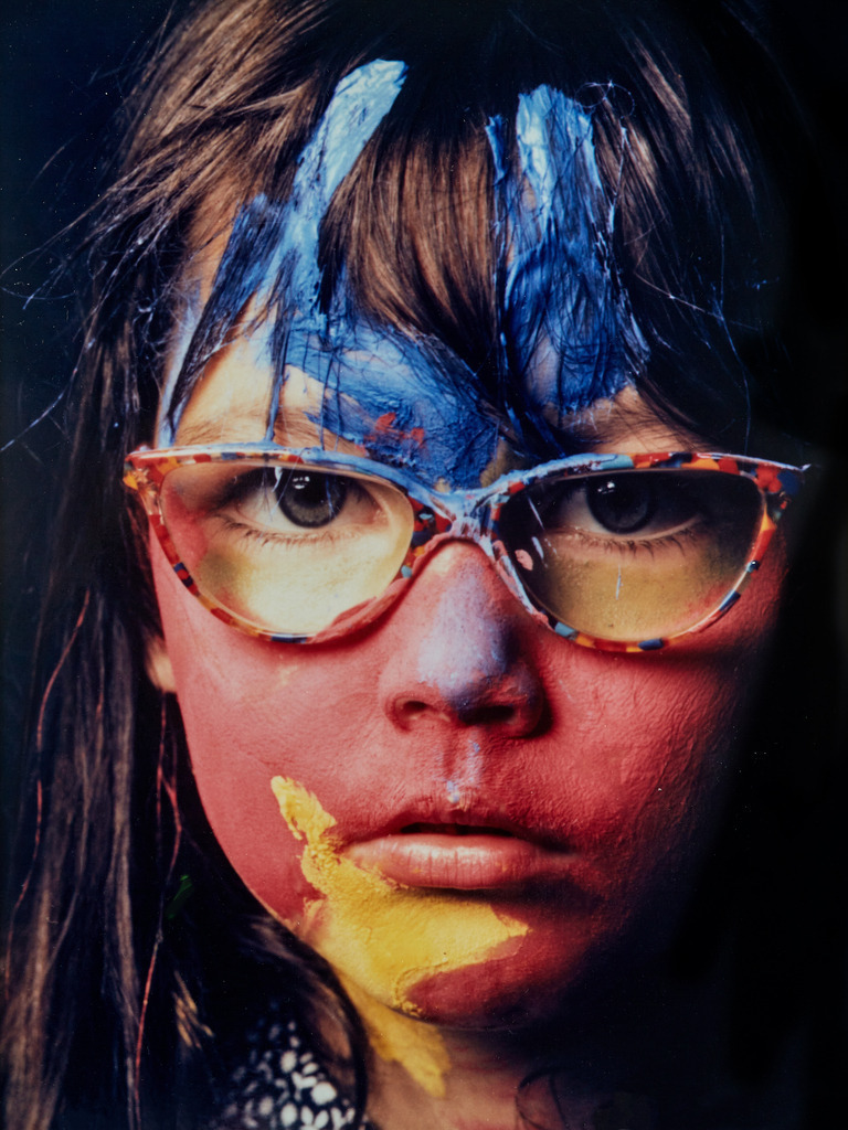 037art_Bee-Braxm_0936 | Werk aus  dem Jahr 1994   Nach einer Aktion im Ritterhausmuseum Offenburg. Kunstmaler Rainer Braxmaier und Modefotograf Wilfried Beege.