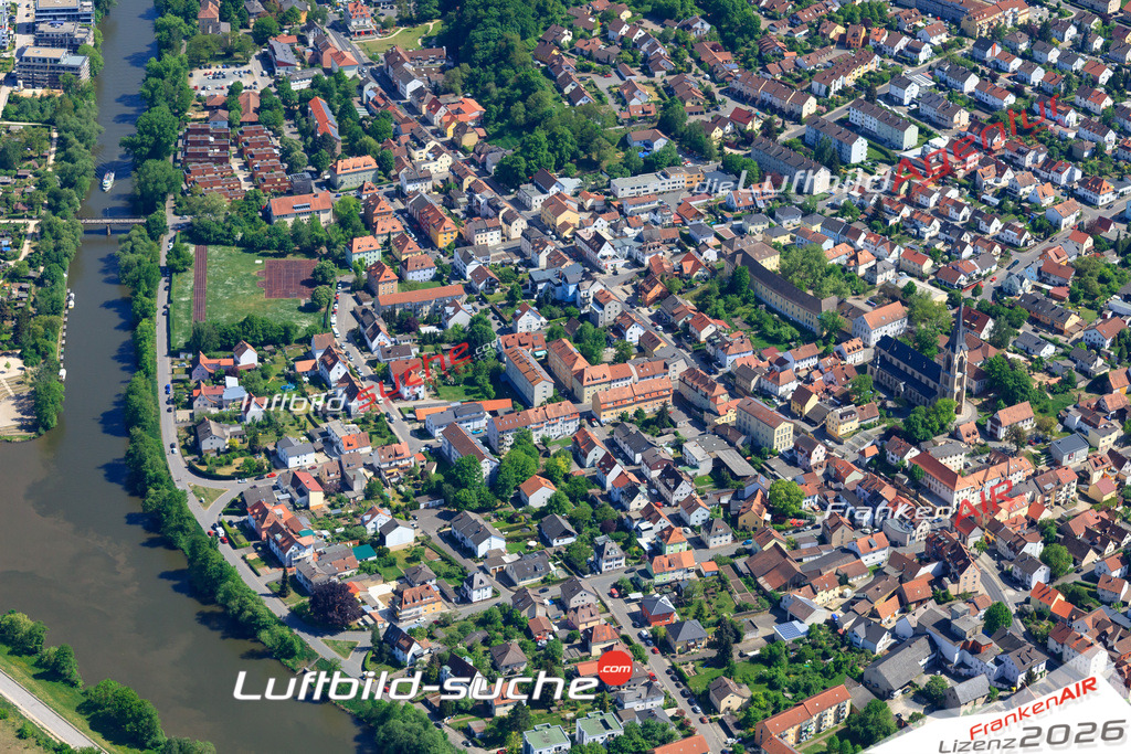 Die Luftbildaufnahme Gaustadt -  wurde 2018 mittels Flugzeug (keine Drohne) erstellt. Perfekte Schärfe und Druck- Auflösung- Garantiert!