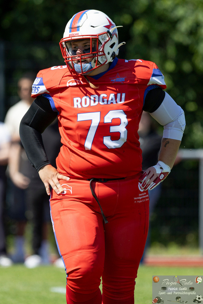 GFLW 1: German Football League Women 1: Rodgau Pioneers Ladies - Stuttgart Scorpions Sisters, 07.06.2026 | Janina Ebert (Rodgau Pioneers Ladies #73), Freisteller, Portrait / Porträt, Rodgau Pioneers Ladies - Stuttgart Scorpions Sisters, Rodgau, Maingau-Energie-Stadion "Am Weichsee", 7.6.2026 - Realisiert mit Pictrs.com