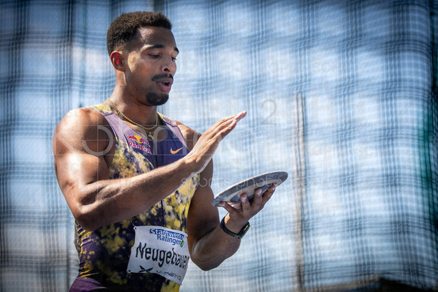 Multisport Event; Ratingen, 28.06.2026 | RATINGEN, GERMANY - JUNE 28, 2026 : Leo Neugebauer (GER / Germany) during the decathlon’s discus throw of the Multisport Event at Stadion Ratingen on June 28, 2026 in Ratingen, Germany.