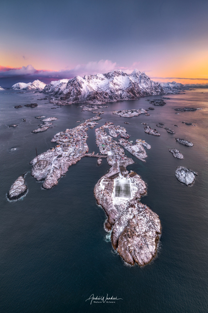 Henningsvaer im Morgenlicht | Andre Wandrei - Nature Artworx - Realisiert mit Pictrs.com