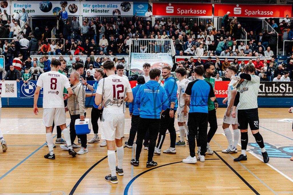 47. Stadtmeisterschaften im Hallenfußball 2025, Endrunde | Stadtmeisterschaften im Hallenfußball 2025, Endrunde, Sporthalle Berg Fidel in Münster. Foto: sportfotografie.ms | Markus Paletta - Realisiert mit Pictrs.com