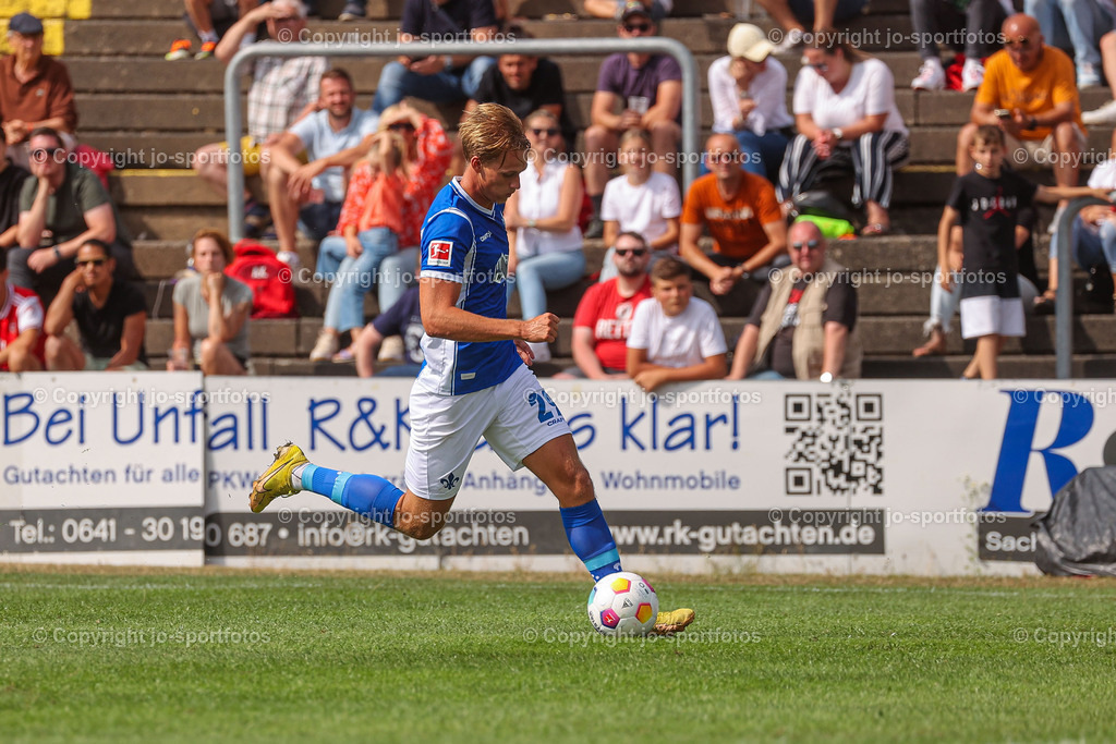 Giessen_Darmstadt (198) | 16.07.2023; Testspiel; Waldstadion Gießen; FC Gießen - SV Darmstadt 98; Ergebnis: 2:0 (0:0)