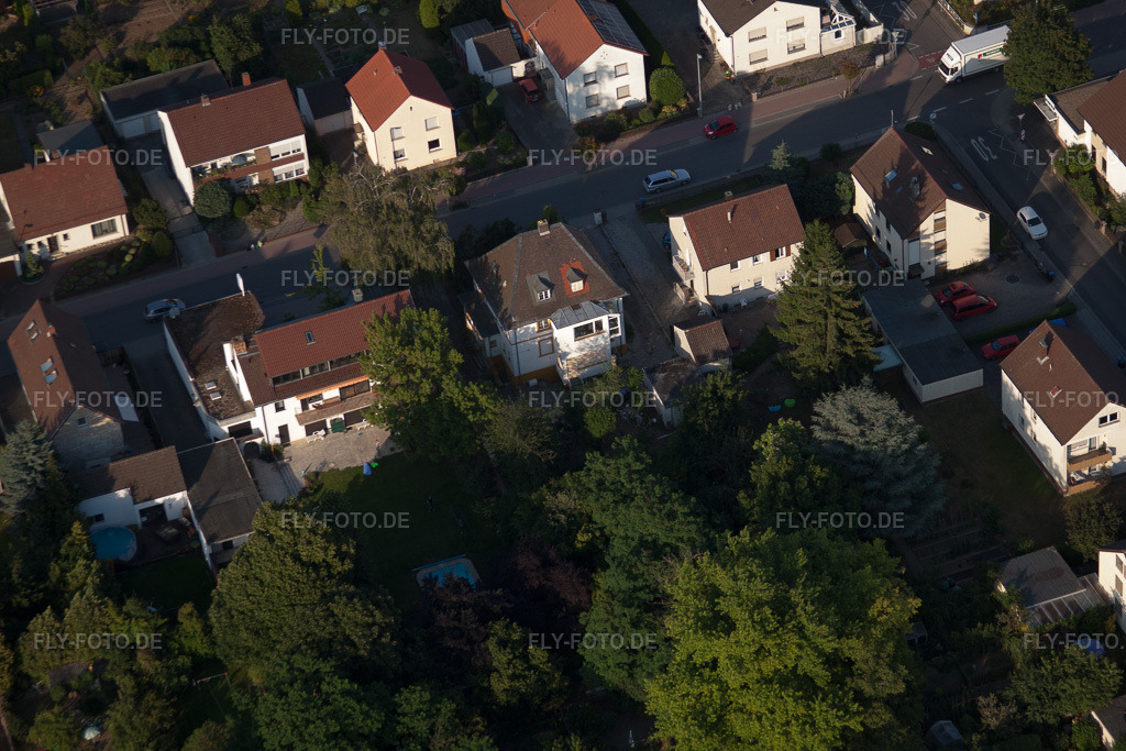 Luftbild: Vom-Stein-Straße im Ortsteil Dannstadt in Dannstadt-Schauernheim im Bundesland Rheinland-Pfalz in Deutschland. Foto: IMG_68935.jpg vom 24.06.2014 durch Werner Riehm/FLY-FOTO.de