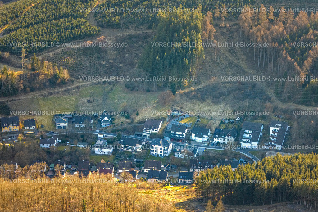 Lennestadt250309681Jammertal | Luftbild, Wohngebiet Ortsansicht Ortsteil Jammertal, Altenhundem, Lennestadt, Sauerland, Nordrhein-Westfalen, Deutschland