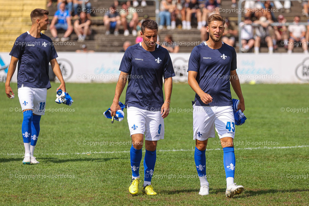Giessen_Darmstadt (34) | 16.07.2023; Testspiel; Waldstadion Gießen; FC Gießen - SV Darmstadt 98; Ergebnis: 2:0 (0:0)