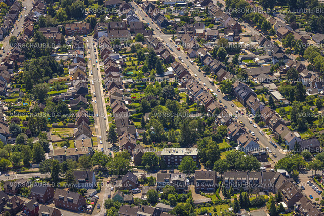 Oberhausen230705782 | Luftbild, Wohngebiet mit Gartenanlagen zwischen Ferdinandstraße und Martinstraße, Schmachtendorf, Oberhausen, Ruhrgebiet, Nordrhein-Westfalen, Deutschland