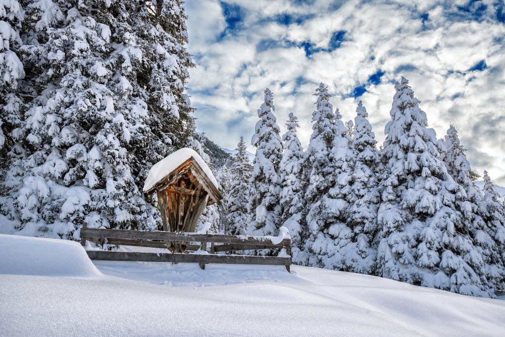 Lüsens | Tiefster Winter in Lüsens
