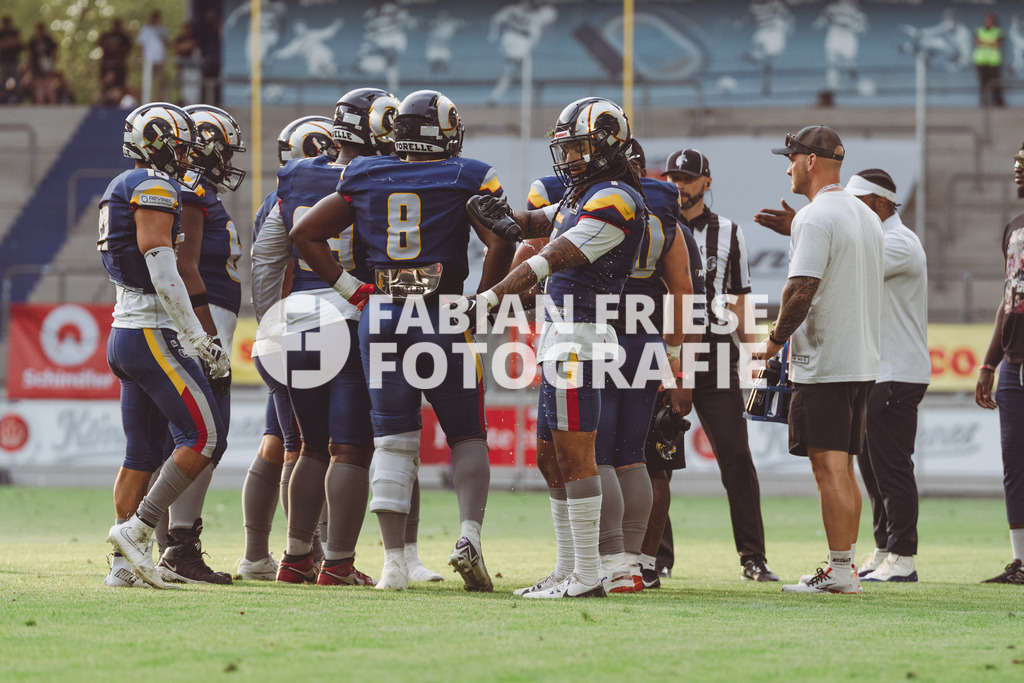 GER Rhein Fire vs. Alpine Rams, American Football, AFLE, Saison 2026, 01.08.2026 | GER Rhein Fire vs. Alpine Rams, American Football, AFLE, Saison 2026, 01.08.2026Foto: Eibner-Pressefoto/Fabian Friese - Realisiert mit Pictrs.com