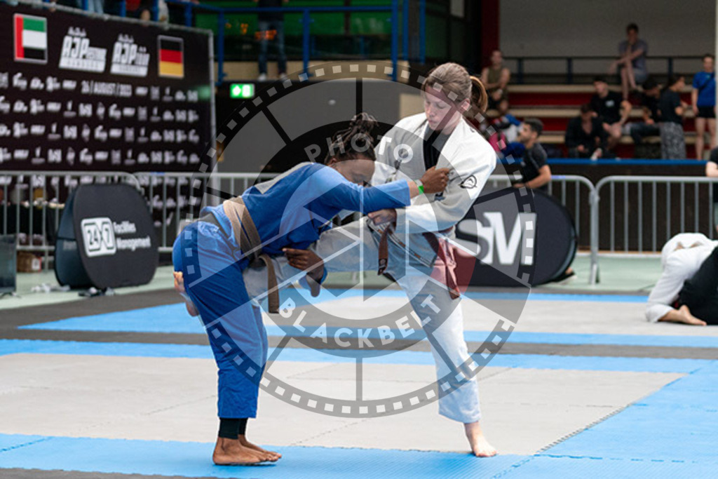 20230826PBB52704 | Fighters compete during the AJP INTLPRO BJJ and grappling competition in Hamburg, Germany, on August 26 2023.