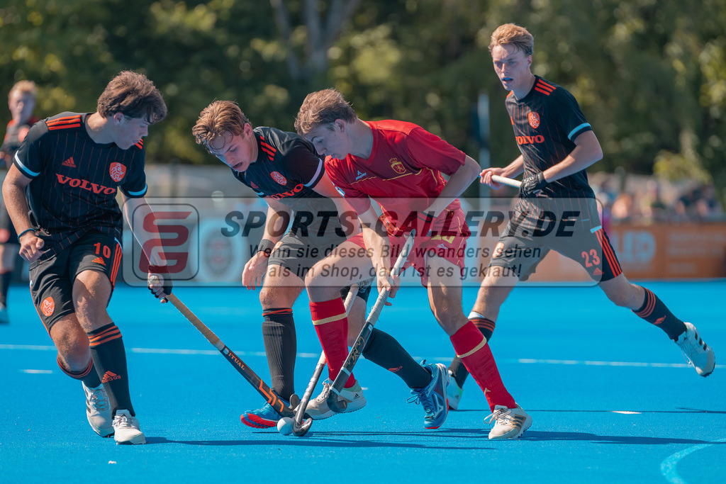 HK_20230711_101286 | Euro Hockey MU18 Spain vs Netherlands Championship Girls &amp; Boys am 11.7.2023 CHTC , Krefeld ,