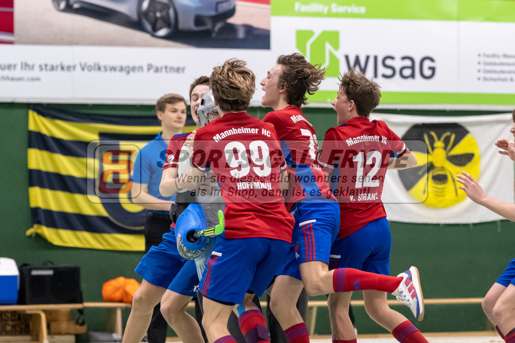 SFE_20230305_0071 | Deutsche Meisterschaft Männliche U16 Halle 2023 am 05.03.2023 in Köln (KTHC Stadion Rot-Weiss Köln Tennis and Hockey Club), Photo: Stephan Fehrmann 2022 (Sports-Gallery)