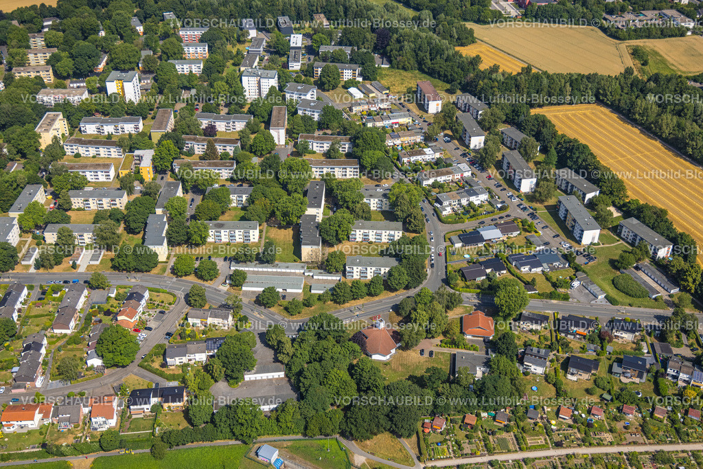 Dortmund220704585 | Luftbild, Mietshäuser Wohnsiedlung Bergmeisterstraße, Gevelsberger Straße, Schüren, Dortmund, Ruhrgebiet, Nordrhein-Westfalen, Deutschland