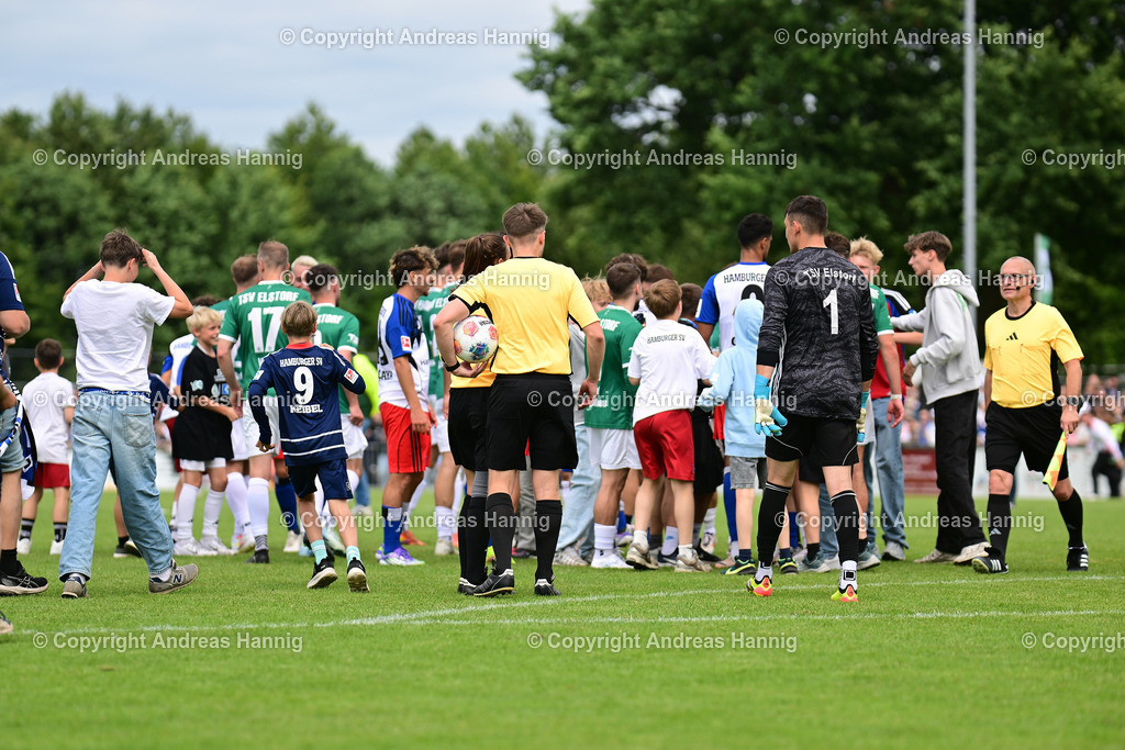 Fußball I Herren I Testspiel  I TSV Elstorf - Hamburger SV I 5.7.2025 | a-hannig - Realisiert mit Pictrs.com