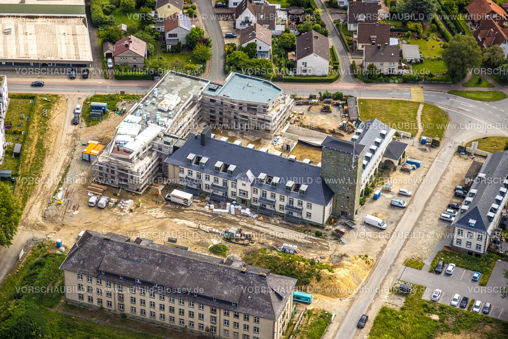 Soest220600496 | Luftbild, Quartier Belgisches Viertel Baugebiet für neues Wohngebiet, Soest, Soester Boerde, Nordrhein-Westfalen, Deutschland