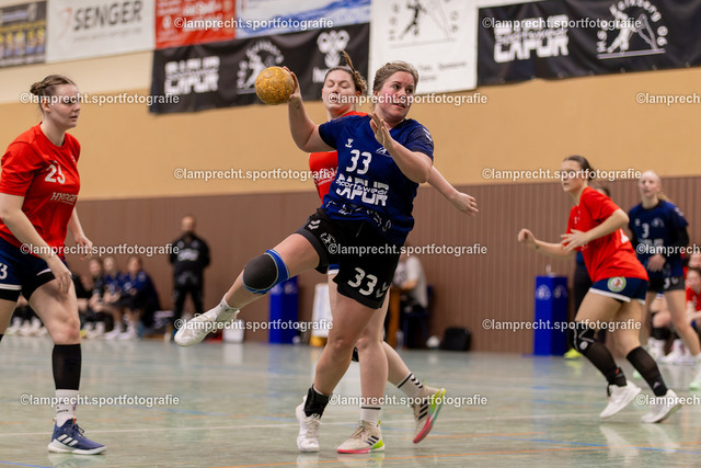 Handball I Damen I Saison 2025-2026 I Verbandsliga Süd I 15. Spieltag I HSG Kalkberg 06 - HSG Holsteinische Schweiz 148 | Marit Burmeister (33, HSG Kalkberg 06) - Realisiert mit Pictrs.com